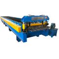 Metal sheet roll forming machine